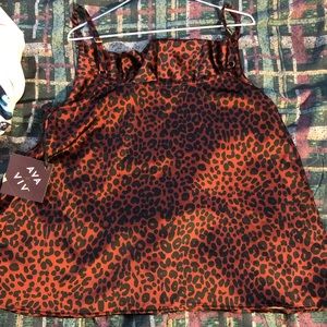 A cute top for hanging out with the prettiest color I have ever seen